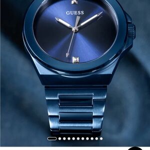 Guess Midnight Blue Stainless Steel Watch